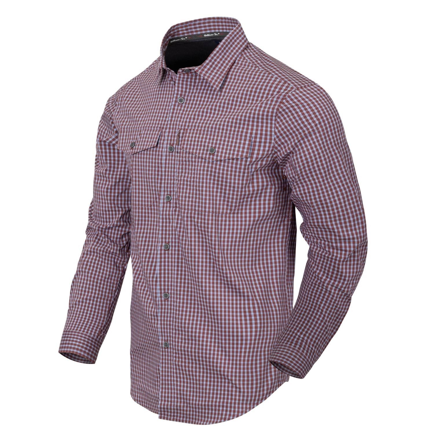 Camisa COVERT manga larga SCARLET FLAE de HELIKON-TEX con tres bolsillos de pecho y sistema de acceso rápido