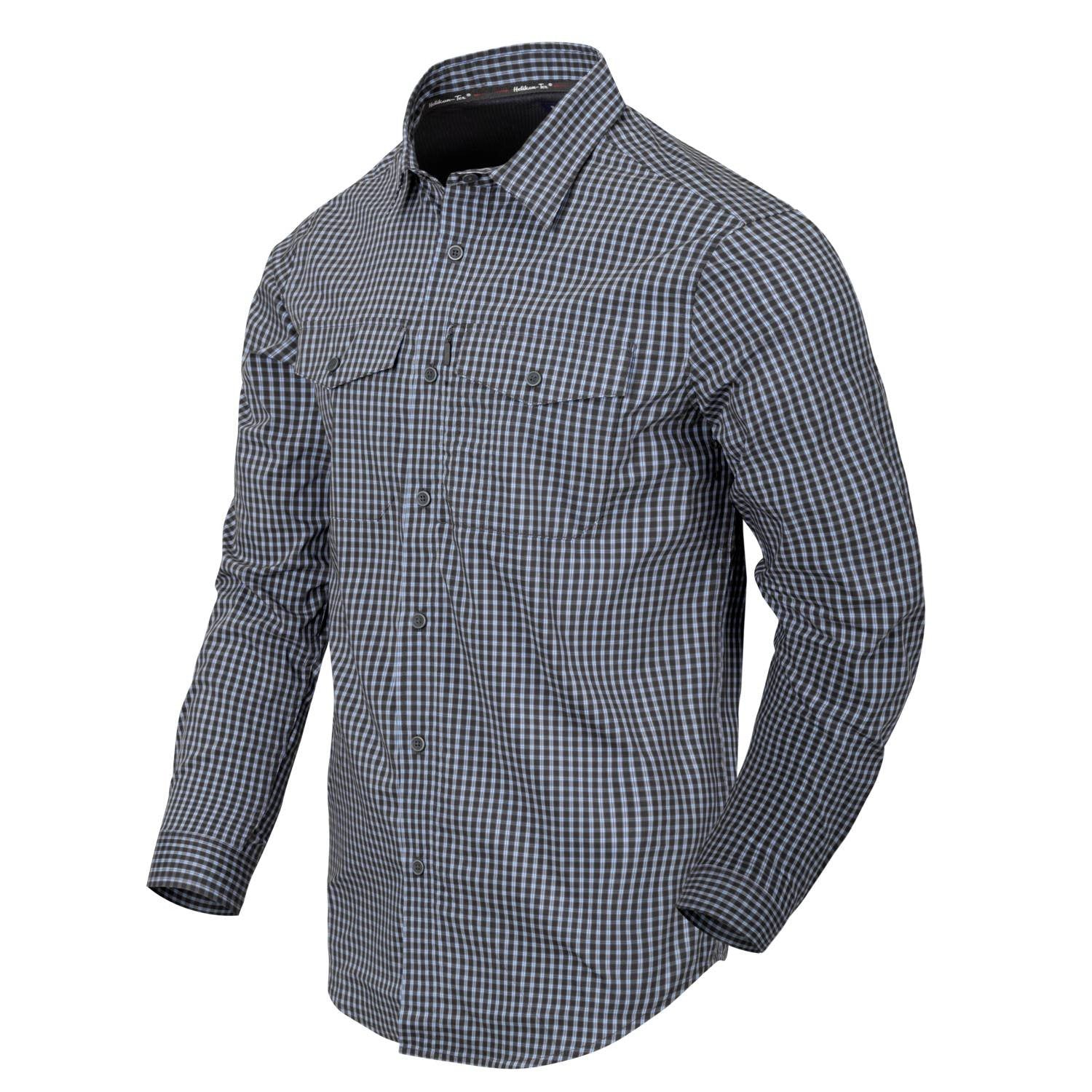 Camisa COVERT manga larga PHANTOM GREY con tres bolsillos y sistema de apertura