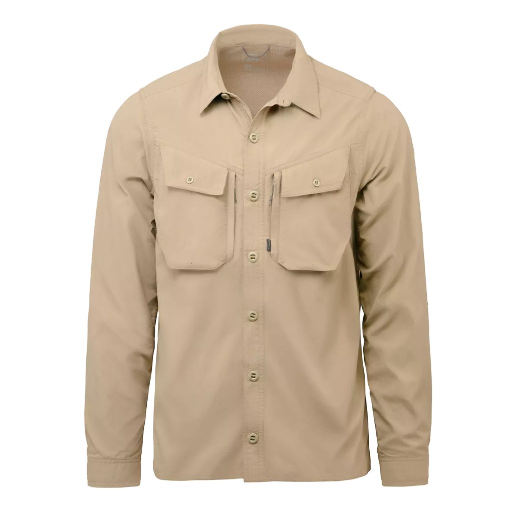 Camisa CANOPY JUNGLE manga larga color khaki con protección UPF50