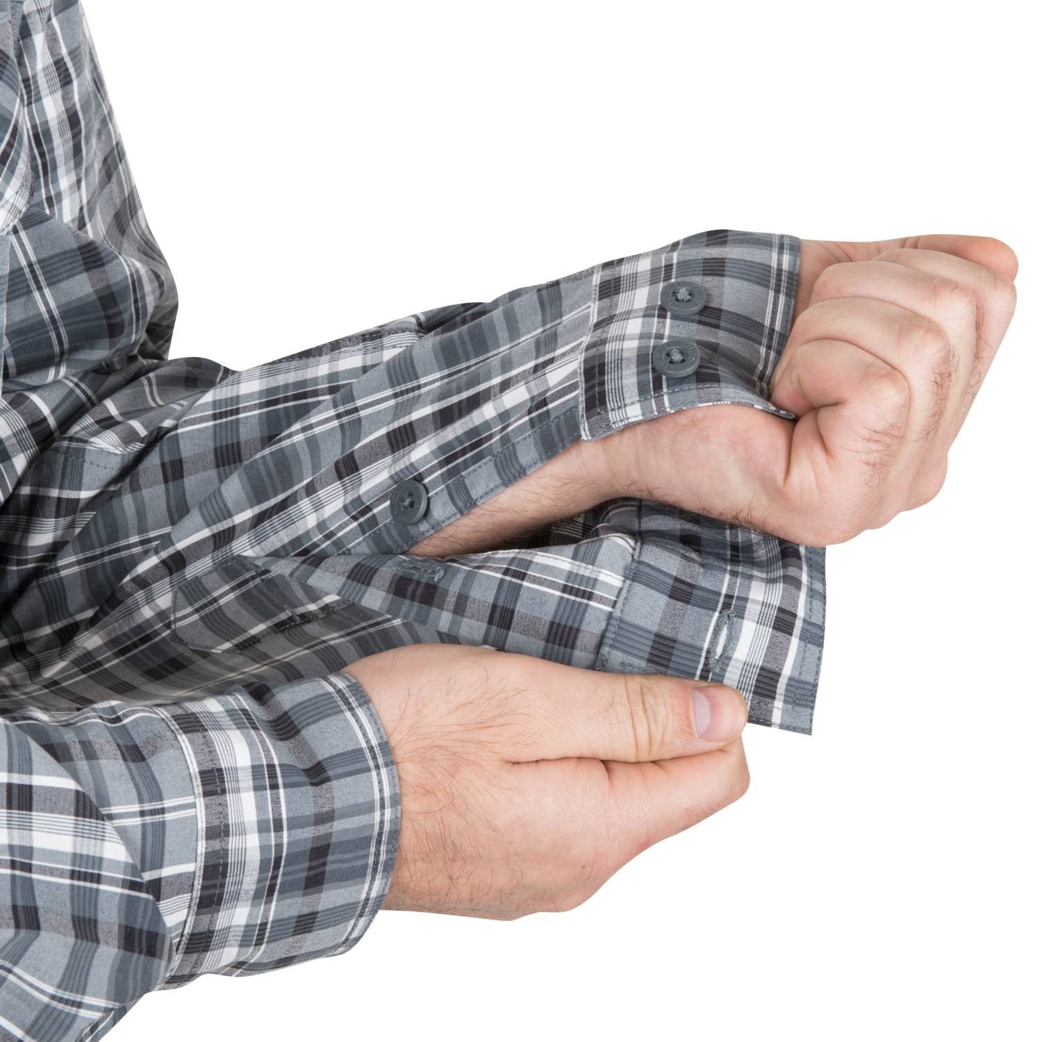 Camisa ligera a cuadros DEFENDER MK2 CITY HIRT® Tone Plaid de Helikon-Tex, tejido elástico con protección UPF30