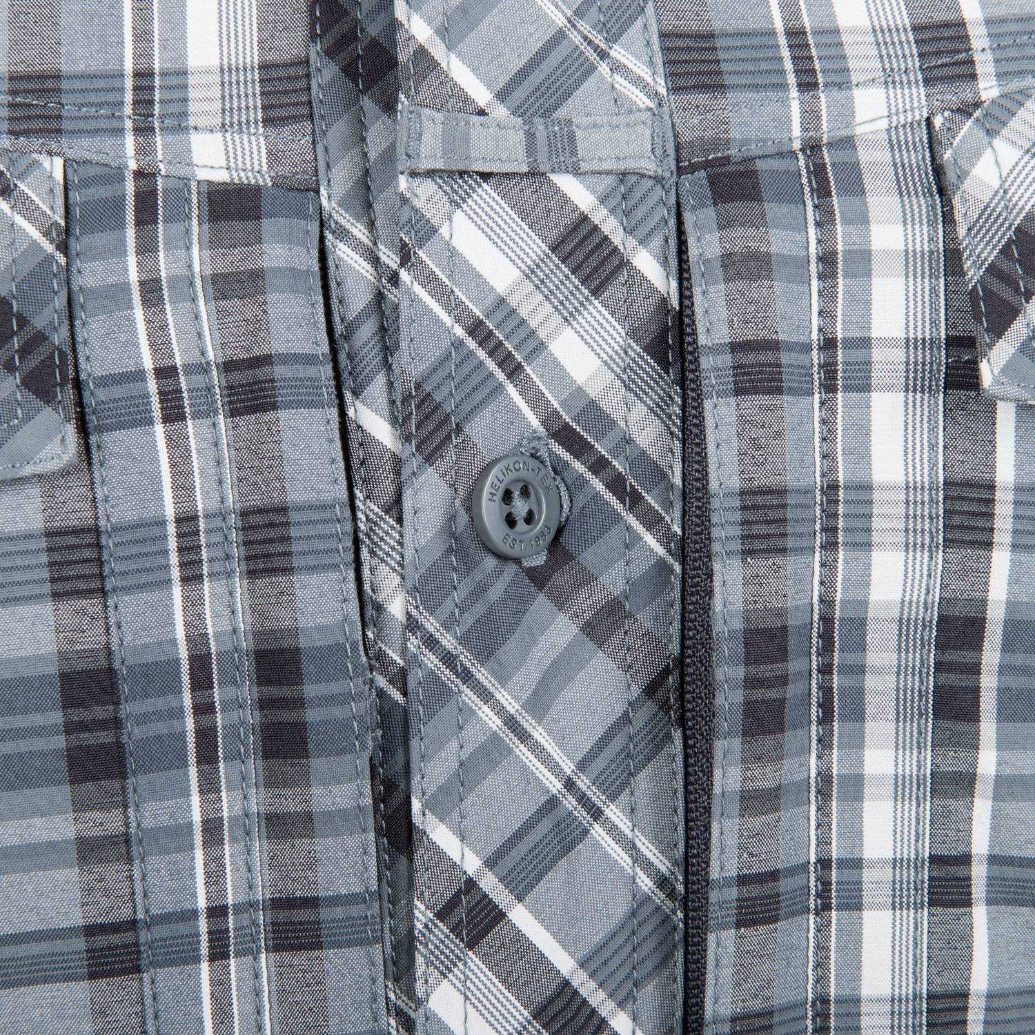 Camisa ligera a cuadros DEFENDER MK2 CITY HIRT® Tone Plaid de Helikon-Tex, tejido elástico con protección UPF30