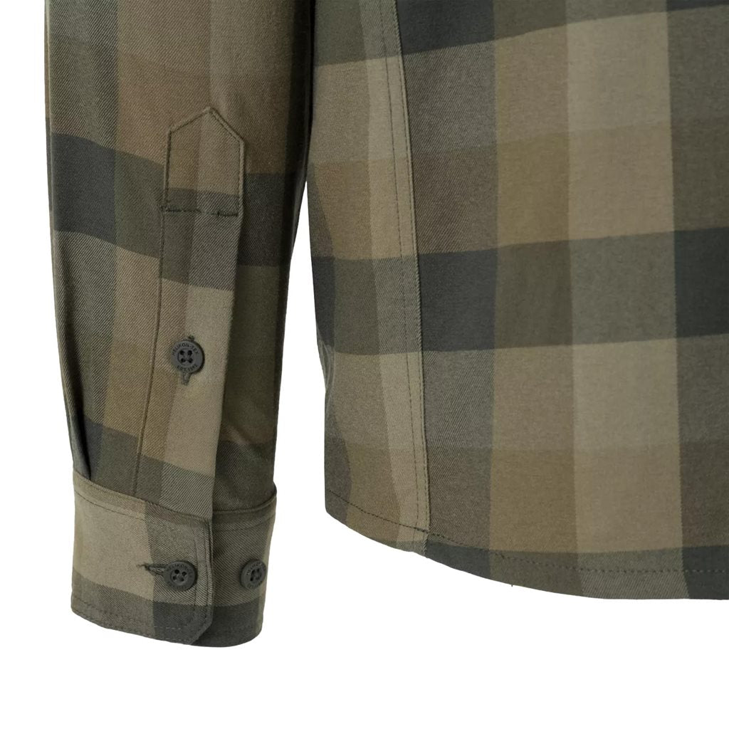 Camisa DEFENDER Mk2 Nylon Sorona® manga larga BAYOU MOSS, transpirable para movimiento dinámico
