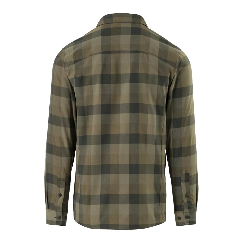 Camisa DEFENDER Mk2 Nylon Sorona® manga larga BAYOU MOSS, transpirable para movimiento dinámico