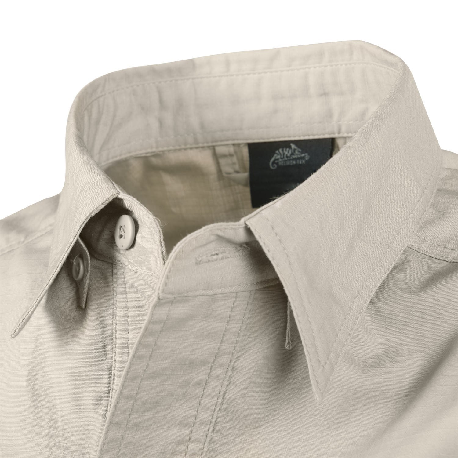 Camisa DEFENDER Mk2 manga larga khaki, resistente con doble costura