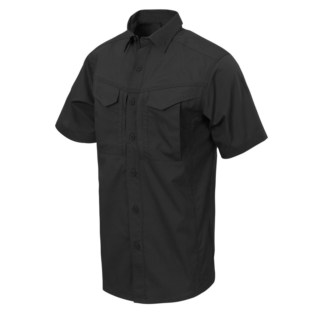 Camisa DEFENDER Mk2 manga corta khaki, tejido resistente y doble costura