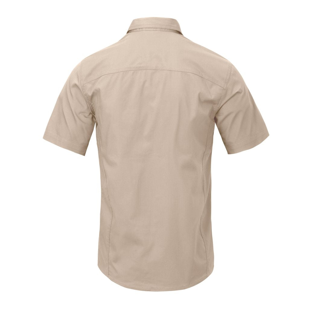 Camisa DEFENDER Mk2 manga corta khaki, tejido resistente y doble costura