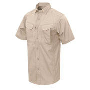 Camisa DEFENDER Mk2 manga corta khaki, tejido resistente con costuras dobles