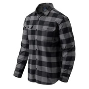 Camisa GREYMAN manga larga gris, ligera y transpirable con bolsillos de pecho y bolsillo interior con cremallera
