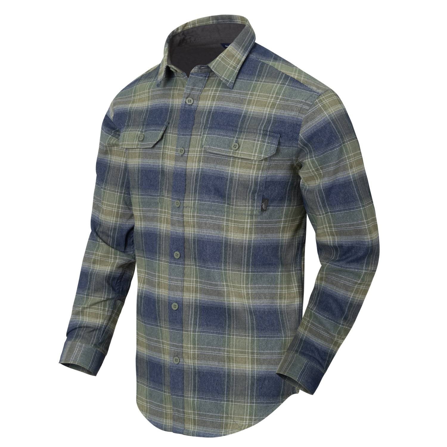 Camisa GREYMAN manga larga ligera con dos bolsillos de pecho y bolsillo interior con cremallera