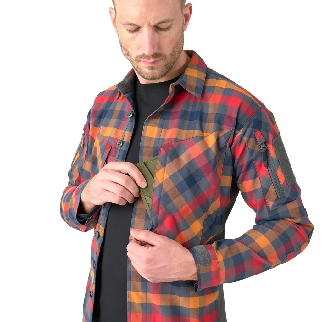 Camisa MBDU Nylon Sorona DARK AUTUMN con protección UPF50 y múltiples bolsillos