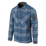 Camisa MBDU Western Blue Plaid en cuadros azules, ligera y resistente