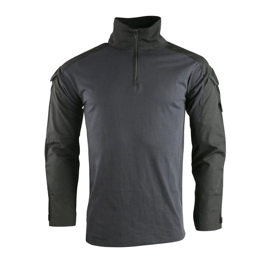 Camisa táctica Spec-Ops UBACS con cremallera y bolsillos en las mangas