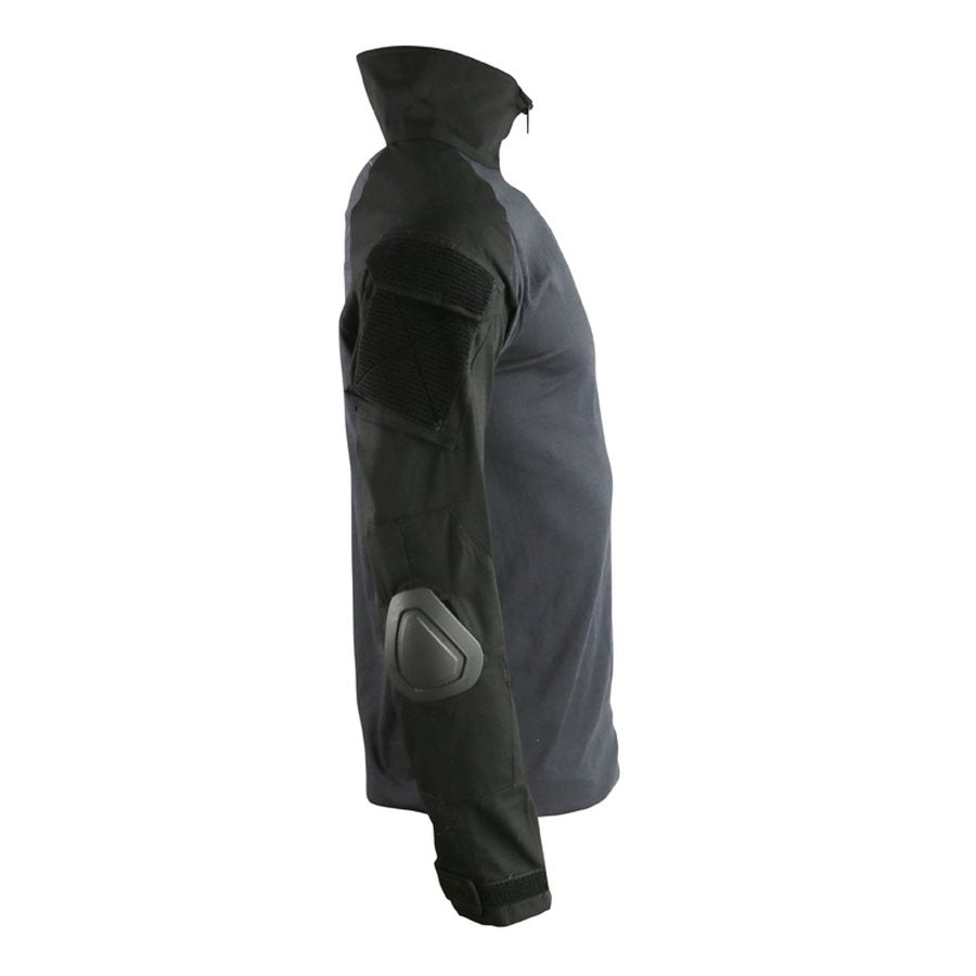 Camisa táctica Spec-Ops UBACS con cremallera y bolsillos en las mangas