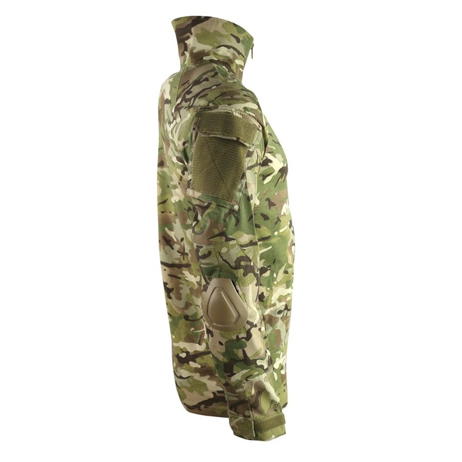 Camisa táctica Spec-Ops UBACS con cremallera y bolsillos en las mangas