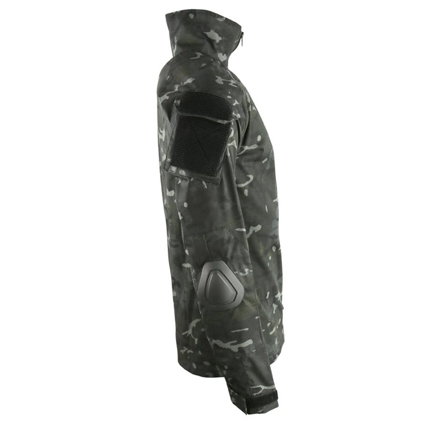 Camisa táctica Spec-Ops UBACS con cremallera y bolsillos en las mangas
