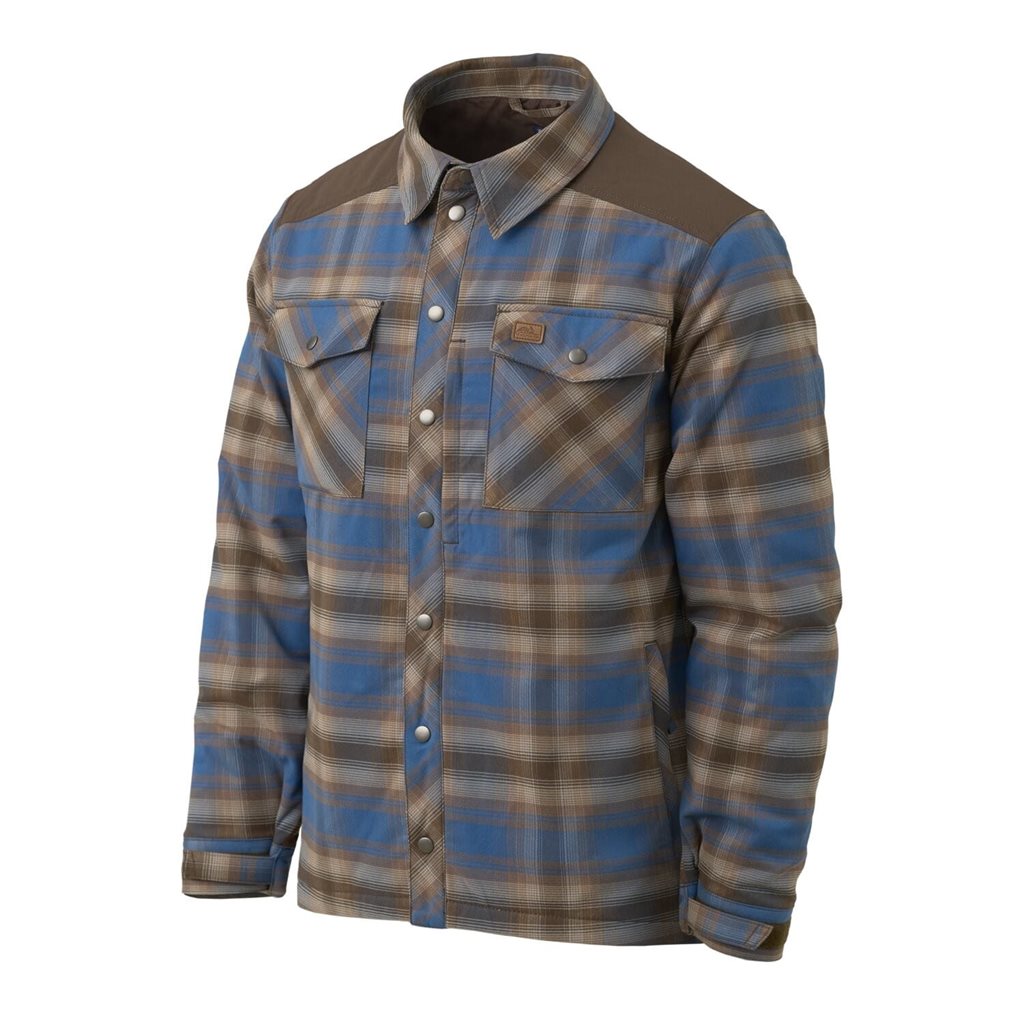 Camisa forrada a cuadros WER WARDEN® Forest Blue