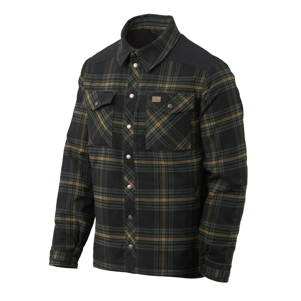 Camisa acolchada a cuadros WER WARDEN® SLATE MOORLAND con forro elástico y relleno 60 g/m2.