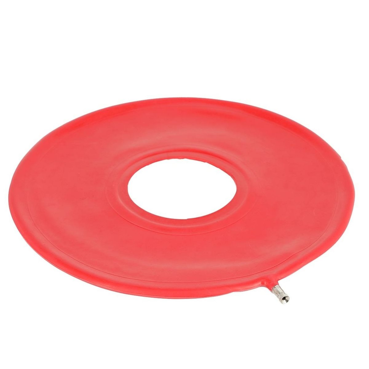 Rueda antiescaras con neumático de goma resistente y válvula, 42,5 cm, carga hasta 120 kg