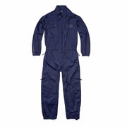 Mono PILOT azul marino con cremalleras frontales, vista del producto