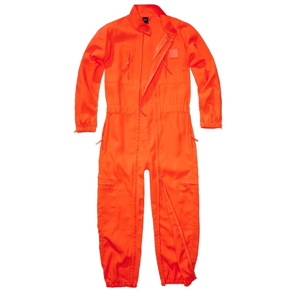 Mono PILOT naranja con cierre frontal completo - imagen del producto