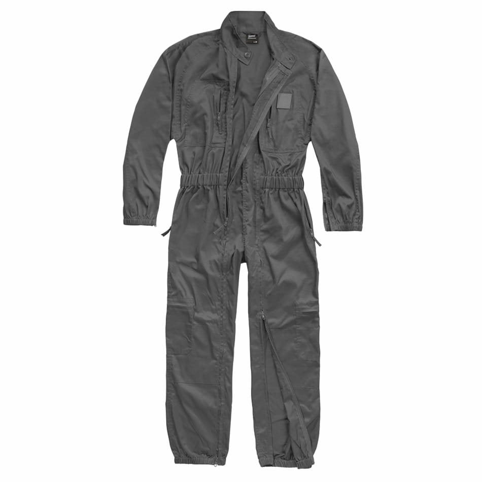 Mono PILOT con cierre integral y cremalleras frontales, gris antracita