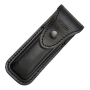 Funda de cuero negra para navaja plegable Mikov Predator, hasta 12 cm cerrada