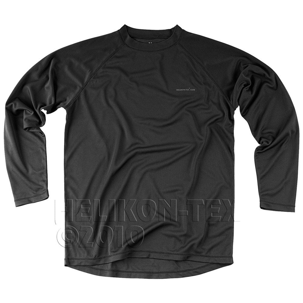 Conjunto térmico LEVEL 1 negro: camiseta y pantalón interior funcional