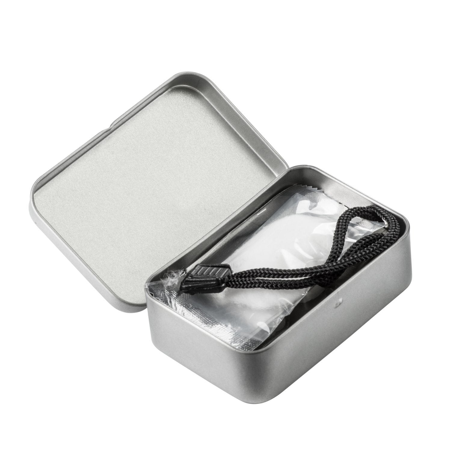 Set encendedor SCOUT MK2 en caja metálica con pedernal, tabletas y algodón inflamable - HELIKON-TEX