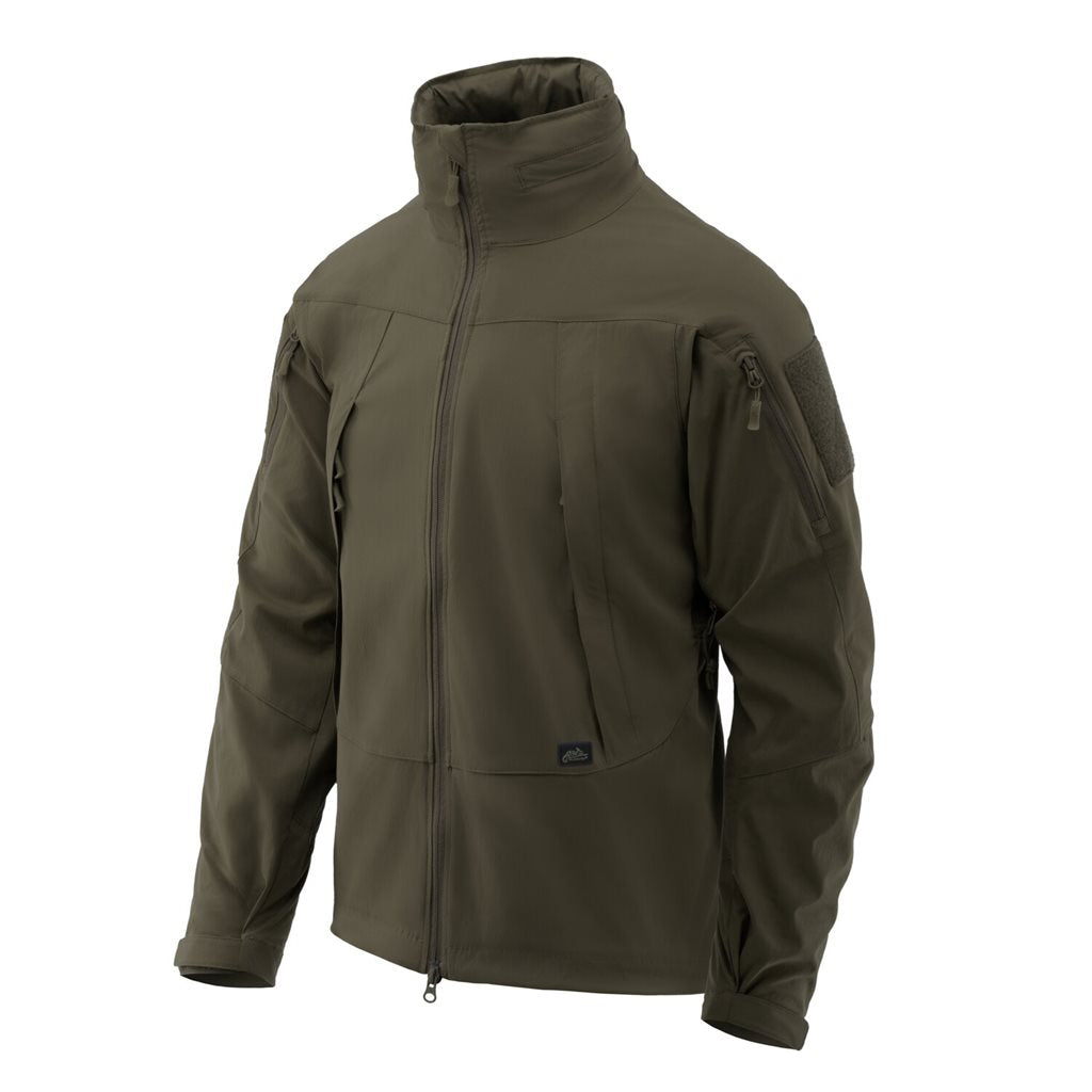 Chaqueta BLIZZARD StormStretch® de Helikon-tex, softshell con capucha y puños ajustables