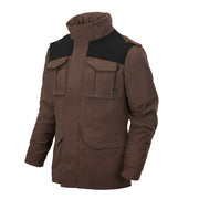 Chaqueta COVERT M-65 Earth Brown/Negro - Helikon-Tex imagen del producto