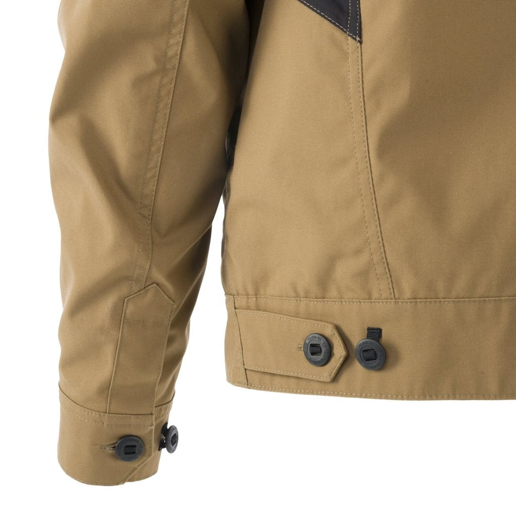 Chaqueta GREYMAN DuraCanvas® Marrón Tierra/Negro, vista frontal