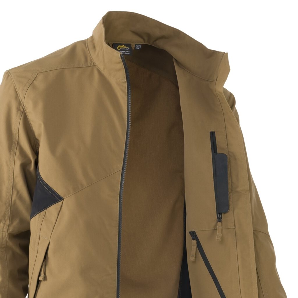Chaqueta GREYMAN DuraCanvas® Marrón Tierra/Negro, vista frontal