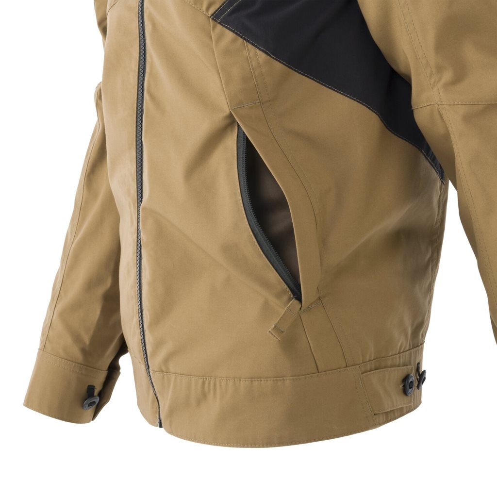 Chaqueta GREYMAN DuraCanvas® Marrón Tierra/Negro, vista frontal