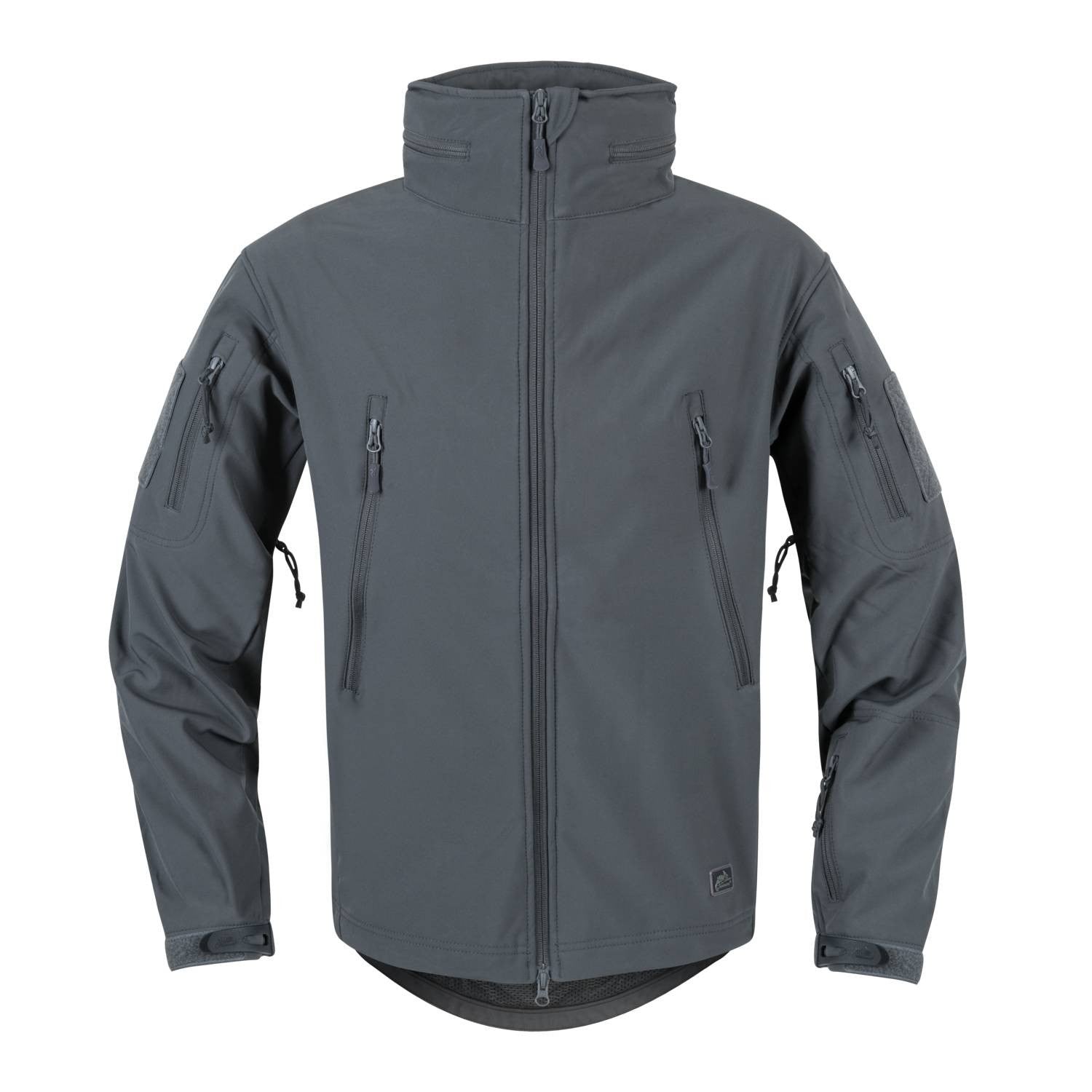 Chaqueta GUNFIGHTER Shark Skin softshell ligera, detalle del tejido Shark Skin y capa exterior con teflón