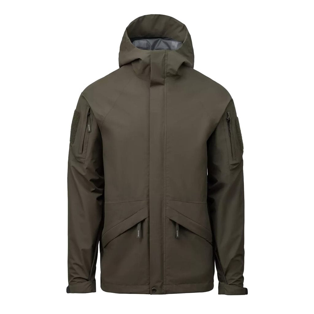 Chaqueta impermeable CHINOOK Coyote con membrana, vista frontal