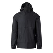 Chaqueta impermeable LEVANTER negra con capucha - KU-LEV-NL-01