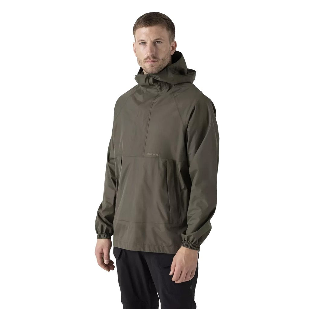 Chaqueta impermeable Levanter negra con capucha