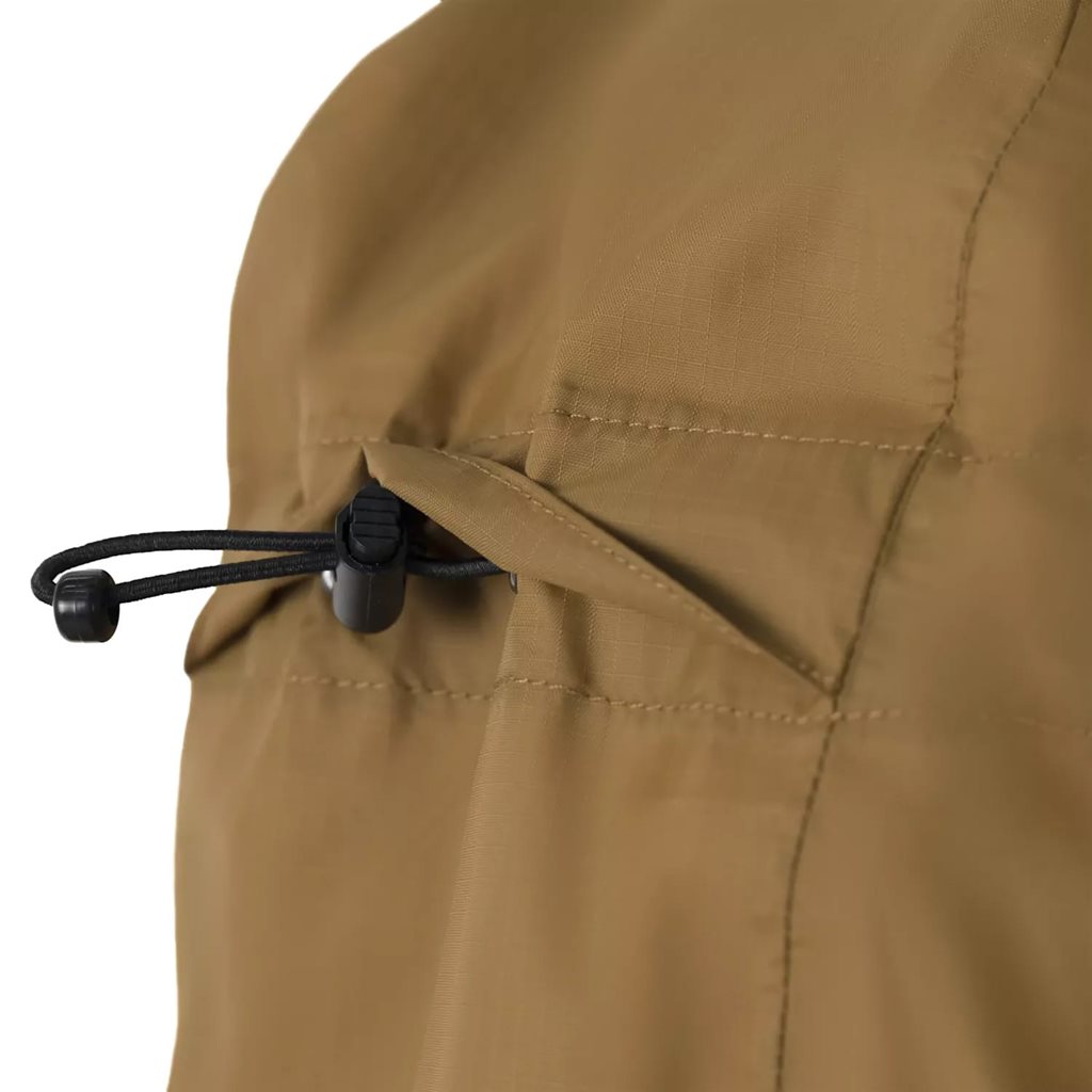 Chaqueta impermeable Levanter negra con capucha