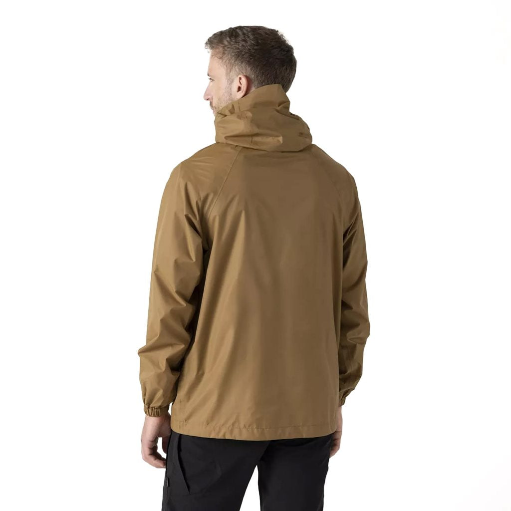 Chaqueta impermeable Levanter negra con capucha