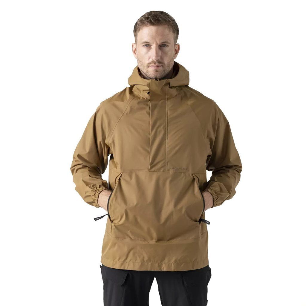 Chaqueta impermeable Levanter negra con capucha