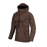Anorak cortavientos PILGRI Earth Marrón/Negro (Helikon-Tex)