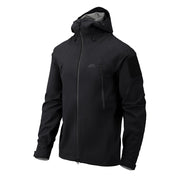 Chaqueta SQUALL HARDSHELL TorrentStretch® negra, vista frontal