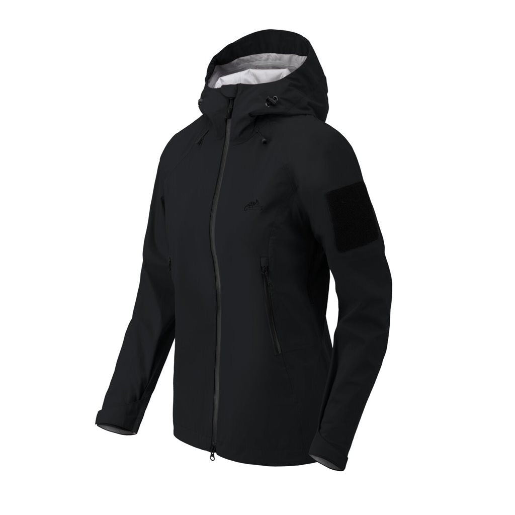 Chaqueta mujer SQUALL HARDSHELL TorrentStretch® negra, impermeable y transpirable