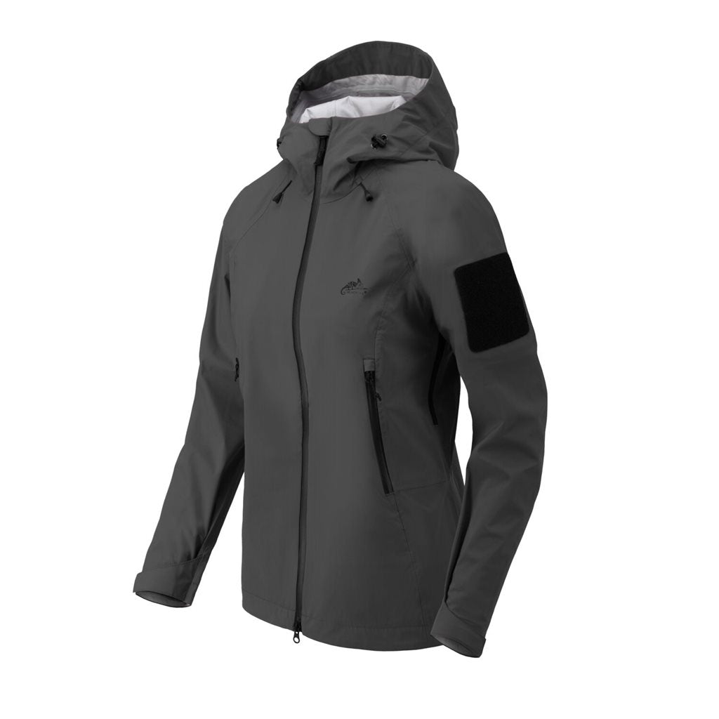 Chaqueta hardshell mujer SQUALL TorrentStretch® impermeable 30.000mm con cremalleras YKK AquaGuard y broches Prym