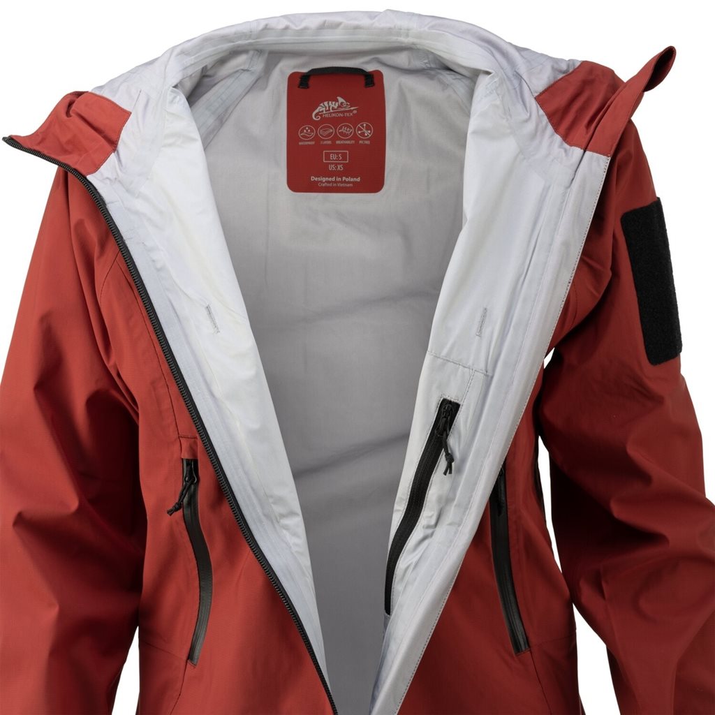 Chaqueta SQUA HARDSHE TorrentStretch para mujer, impermeable 30.000 mm y alta transpirabilidad