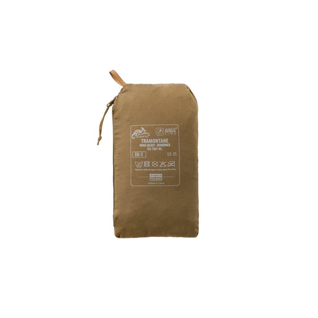 Cortavientos TRAMONTANE WindPack® de HELIKON-TEX, ultraligero y plegable