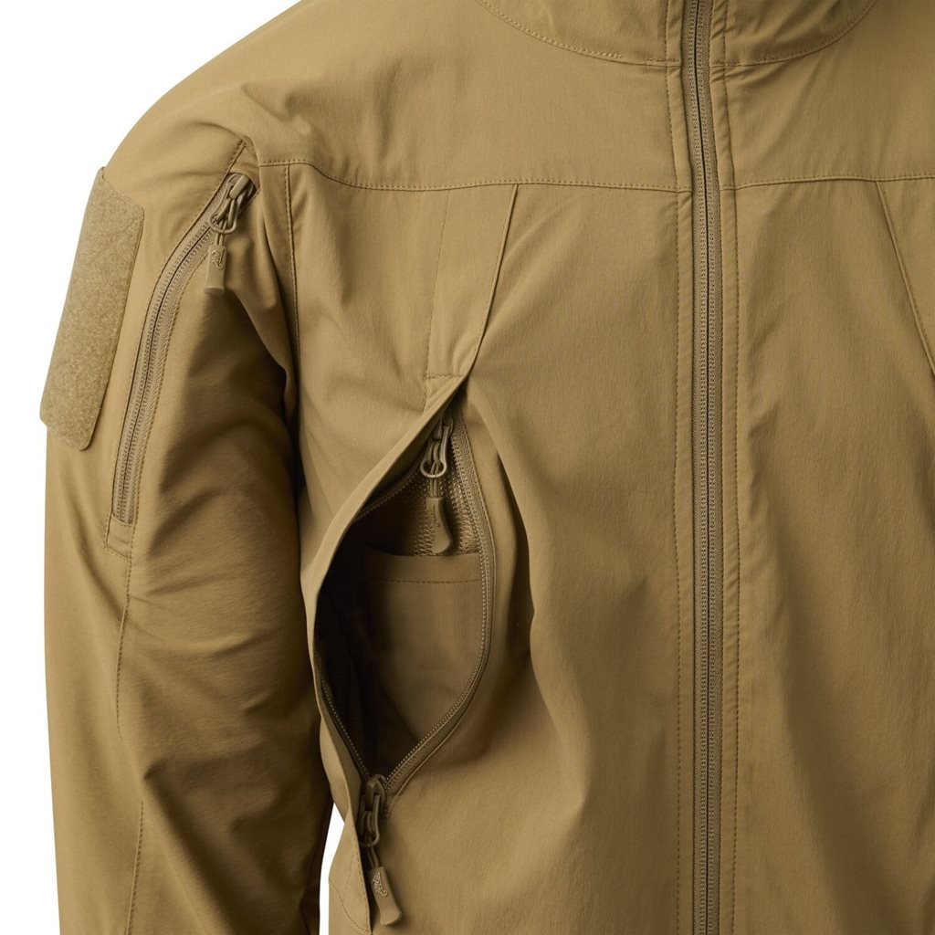 Chaqueta TROOPER MK2 StormStretch Woodland Polaco en softshell