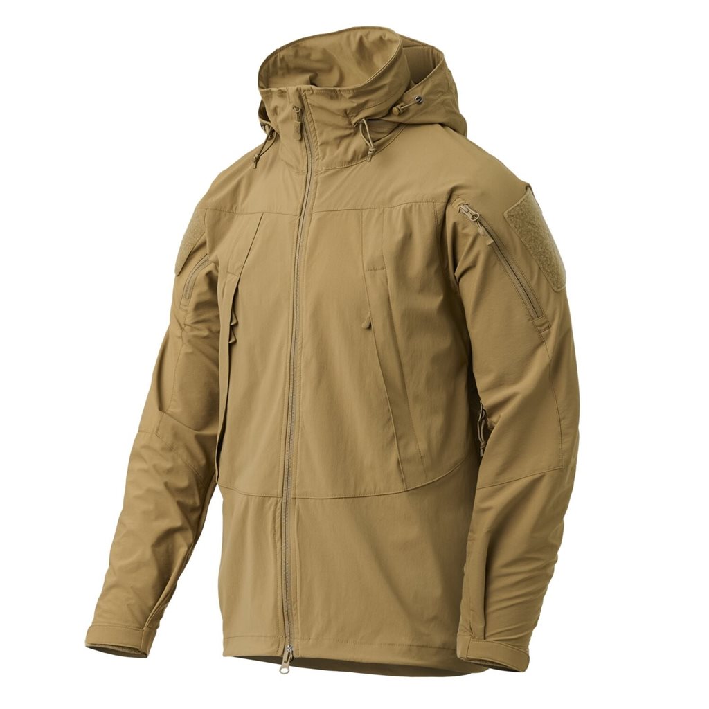 Chaqueta TROOPER MK2 StormStretch Woodland Polaco en softshell