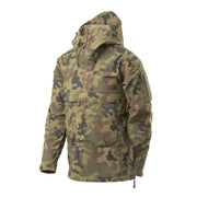 Chaqueta cortavientos TRACER Woodland polaca en camuflaje, vista frontal