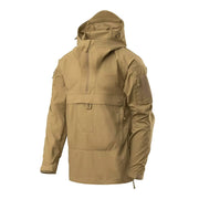 Chaqueta cortavientos TRACER COYOTE en camuflaje con múltiples bolsillos